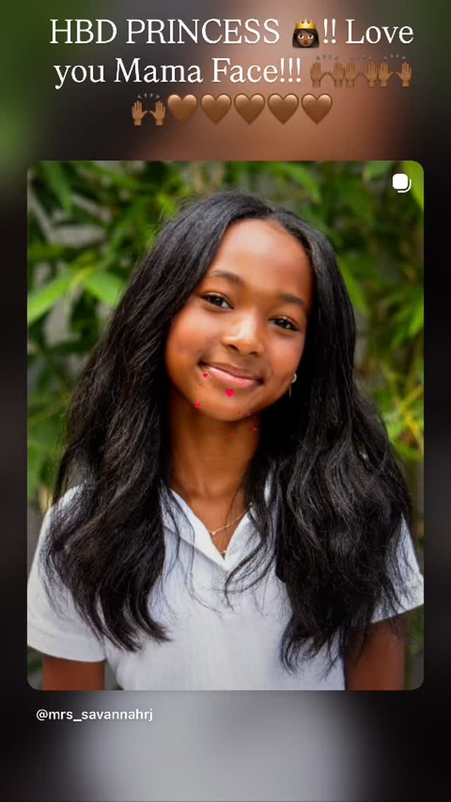 健康成长！詹姆斯祝女儿12岁生日快乐：生日快乐 小公主！爱你