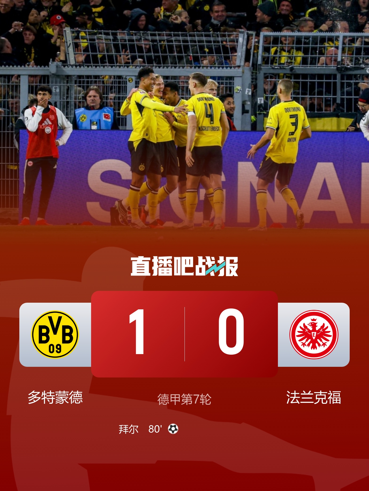 早报：曼城英超首败积分被阿森纳追平 热刺2-0完胜十人切尔西